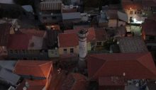 İzmir’de 4.9’luk depremde yıkılan minare havadan görüntülendi